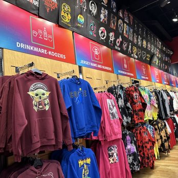 Custom Made - Eastridge Mall - Pre made clothing - Screen Printing/T-Shirt Printing Near Me - San Jose, California Custom Made - Eastridge Mall - Pre made clothing - Screen Printing/T-Shirt Printing Near Me - San Jose, California