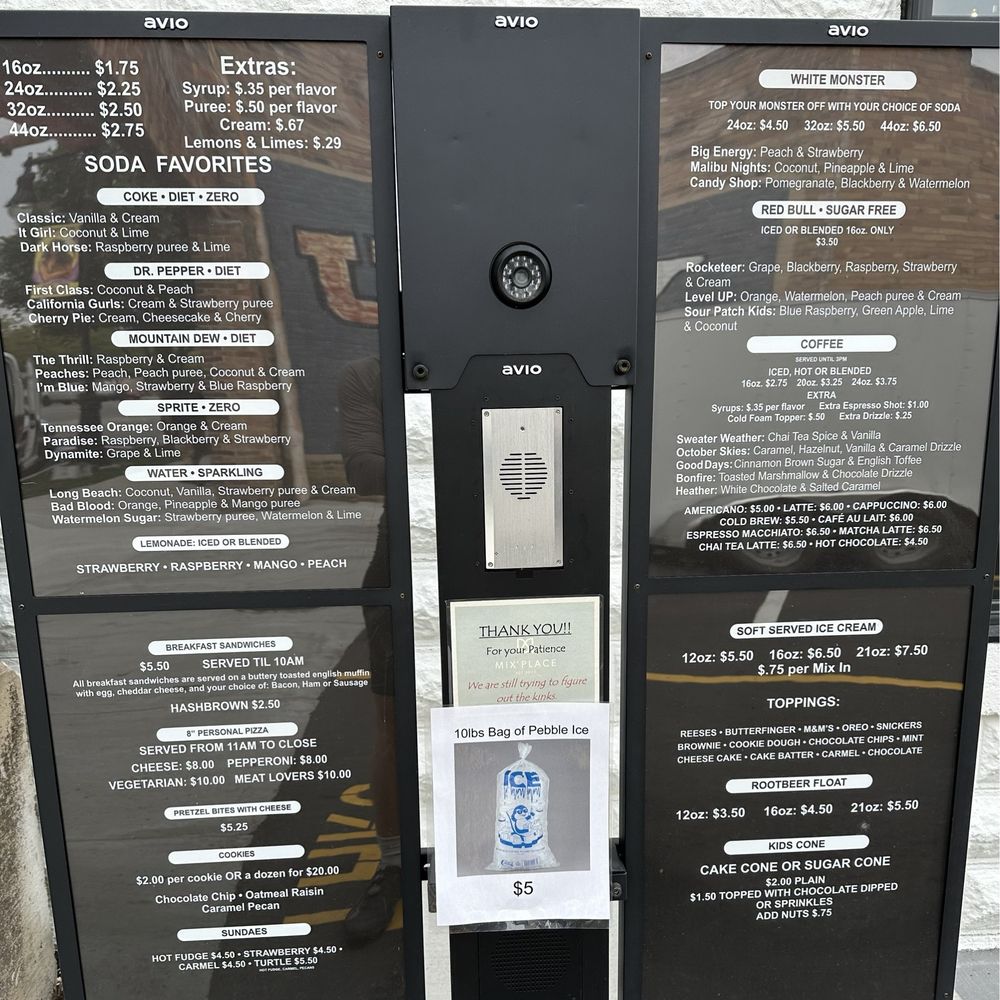 Mix Place - Drive thru menu - Ice Cream & Frozen Yogurt Near Me - Coalville, Utah Mix Place - Drive thru menu - Ice Cream & Frozen Yogurt Near Me - Coalville, Utah