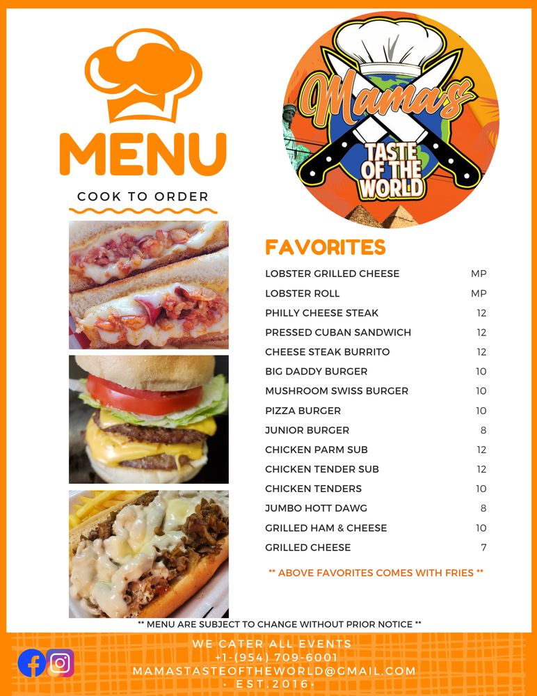 Food from Mama's Taste of the World