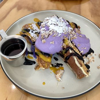Toast Kitchen & Bakery - Ube French Toast - Breakfast & Brunch Near Me - Tustin, California Toast Kitchen & Bakery - Ube French Toast - Breakfast & Brunch Near Me - Tustin, California