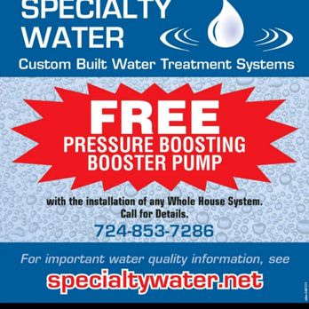 Specialty Water - Water Purification Services Near Me - Latrobe, Pennsylvania