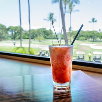 Roy's Kaanapali - Kaanapali Kolada $12 "sammy's beach bar rum blended with coconut & pineapple, poured over strawberry & mango puree" - Hawaiian Near Me - Lahaina, Hawaii Roy's Kaanapali - Kaanapali Kolada $12 "sammy's beach bar rum blended with coconut & pineapple, poured over strawberry & mango puree" - Hawaiian Near Me - Lahaina, Hawaii