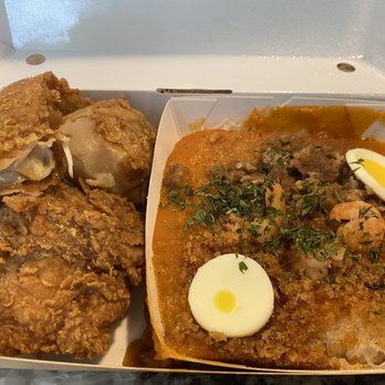 Jollibee - Chicken joy with palabok - Chicken Shop Near Me - Plano, Texas