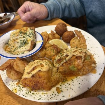 Hyman's Seafood - Shrimp and grits and Chilean sea bass - Seafood Near Me - Charleston, South Carolina Hyman's Seafood - Shrimp and grits and Chilean sea bass - Seafood Near Me - Charleston, South Carolina