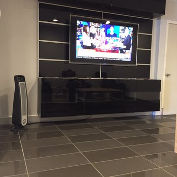 Elite Service Center - Entertainment center.  Not pictured is the coffee table with crayons & coloring books for little ones. - Auto Repair Near Me - San Diego, California