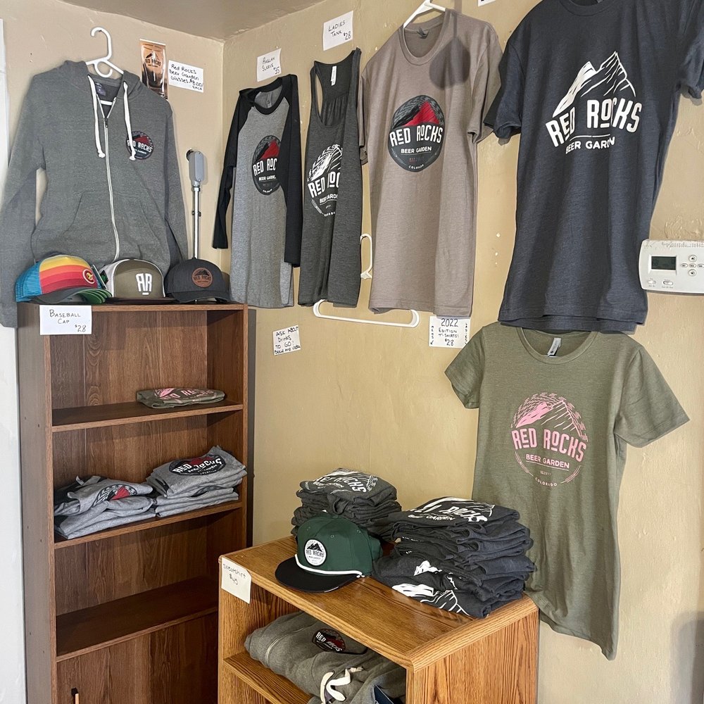 Red Rocks Beer Garden - Merchandise - Beer Gardens Near Me - Morrison, Colorado Red Rocks Beer Garden - Merchandise - Beer Gardens Near Me - Morrison, Colorado