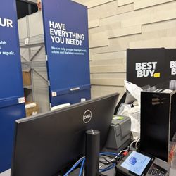 Pick up counter near the front entrance.