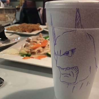 J's Asian Cafe - Moo shoo Gai Pan and angel hair noodles were delicious, Batman drawing for my son - Malaysian Near Me - Alpharetta, Georgia J's Asian Cafe - Moo shoo Gai Pan and angel hair noodles were delicious, Batman drawing for my son - Malaysian Near Me - Alpharetta, Georgia