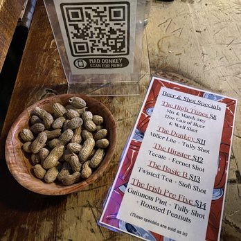 Mad Donkey Beer Bar & Grill - Free nuts and drink specials - Dive Bars Near Me - Astoria, New York Mad Donkey Beer Bar & Grill - Free nuts and drink specials - Dive Bars Near Me - Astoria, New York