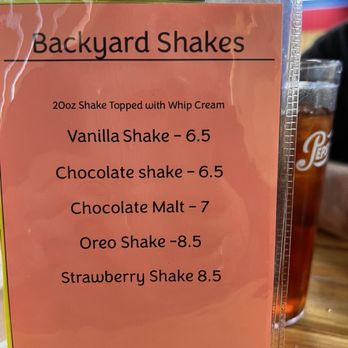 Dad’s Backyard Grill - I really wanted a chocolate shake. - Burgers Near Me - Prescott Valley, Arizona Dad’s Backyard Grill - I really wanted a chocolate shake. - Burgers Near Me - Prescott Valley, Arizona