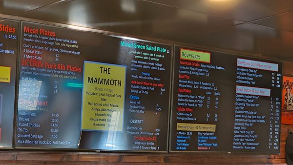 Menu photo 8 Smokehouse 41 Oakhurst, CA