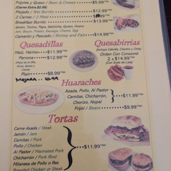 Yoguis Restaurant - Menu - Mexican Near Me - Bellflower, California