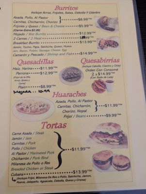 Menu photo 1 Yoguis Restaurant Bellflower, CA