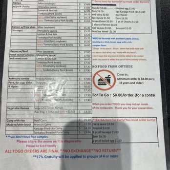 Ramen-Ya - Menu - Ramen Near Me - Las Vegas, Nevada Ramen-Ya - Menu - Ramen Near Me - Las Vegas, Nevada
