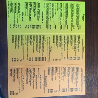 Menu photo 6 Mi Casa Bloomingdale, IL
