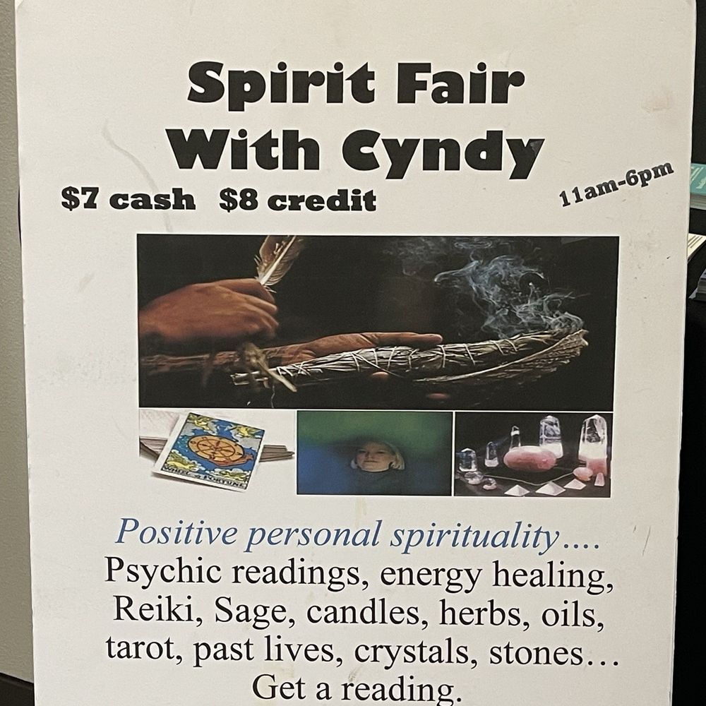 Spirit Fair - Spirit Fair with Cyndy Green - Psychics Near Me - Midwest City, Oklahoma Spirit Fair - Spirit Fair with Cyndy Green - Psychics Near Me - Midwest City, Oklahoma