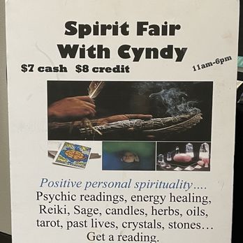 Spirit Fair - Spirit Fair with Cyndy Green - Psychics Near Me - Midwest City, Oklahoma Spirit Fair - Spirit Fair with Cyndy Green - Psychics Near Me - Midwest City, Oklahoma