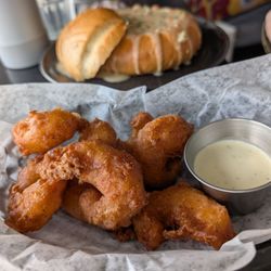 Jack's Chowder - Dill pickle battered shrimp