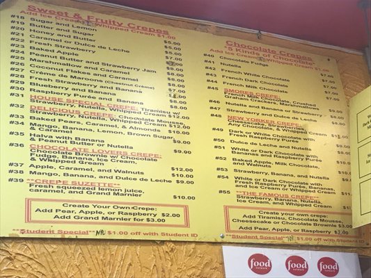 Menu photo 3 Creperie NYC New York, NY Menu photo 3 Creperie NYC New York, NY