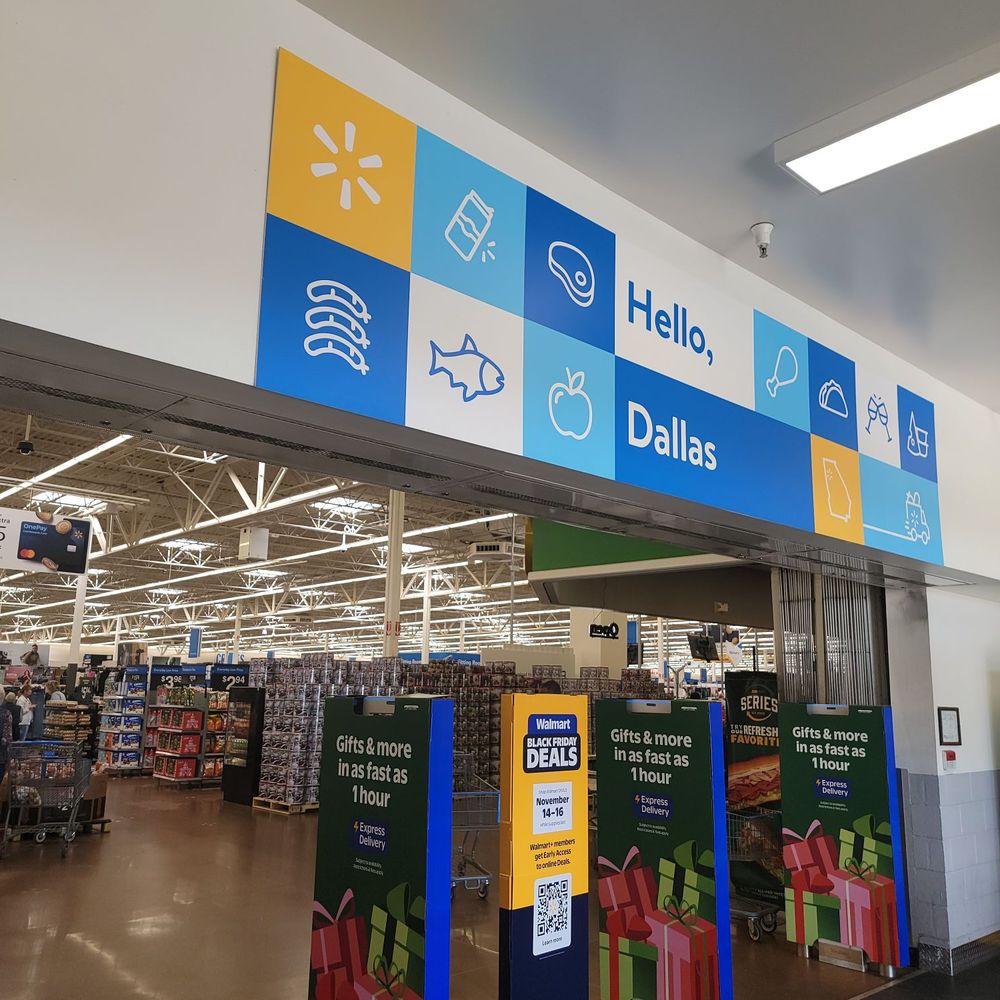 Walmart Entrance Walmart Entrance