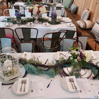 The Steeping Leaf - Table set up - Tea Rooms Near Me - Morgan, Pennsylvania