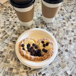 Blueberry cream cheese danish. Blueberry cream cheese danish.