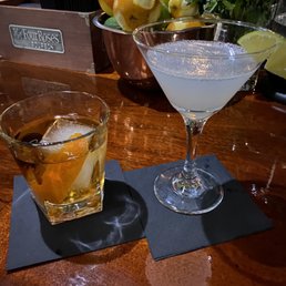 Old Fashioned & White Cranberry Cosmo
