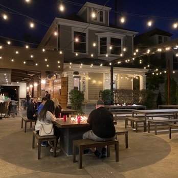 The Eagle Louisville - Outdoor bar and seating area - Southern Near Me - Louisville, Kentucky