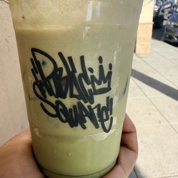 Public Square - Iced Matcha with pumpkin spice cold foam - Coffee & Tea Near Me - La Mesa, California