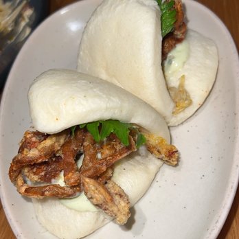Kyu - Soft shell crab bao bun - Asian Fusion Near Me - Miami, Florida