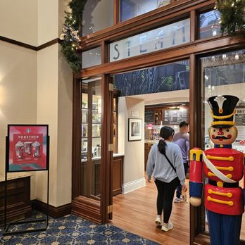 Steam Coffee + Eatery - A gigantic Toy Soldier stands in attention in front of Steam as a simple yet graceful and beautiful symbol of the Holiday Season. - Coffee & Tea Near Me - Roanoke, Virginia Steam Coffee + Eatery - A gigantic Toy Soldier stands in attention in front of Steam as a simple yet graceful and beautiful symbol of the Holiday Season. - Coffee & Tea Near Me - Roanoke, Virginia