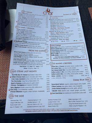 Menu photo 3 Char Steakhouse Red Bank, NJ