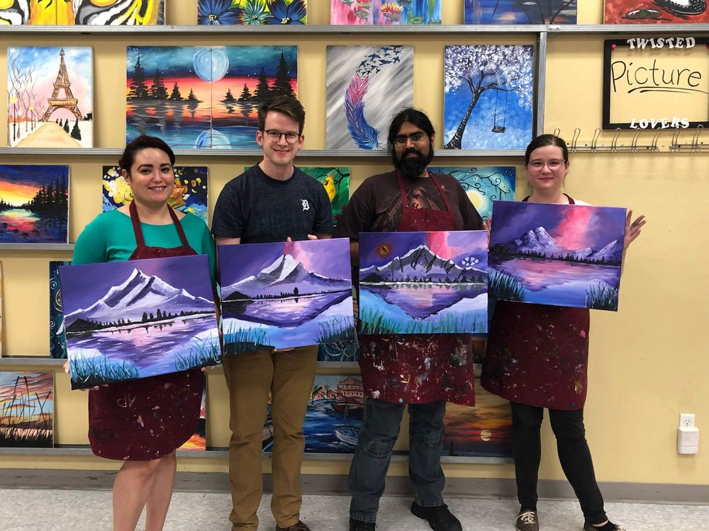 PAINTING WITH A TWIST 122 Photos & 60 Reviews 200 W. 9 Mile Rd