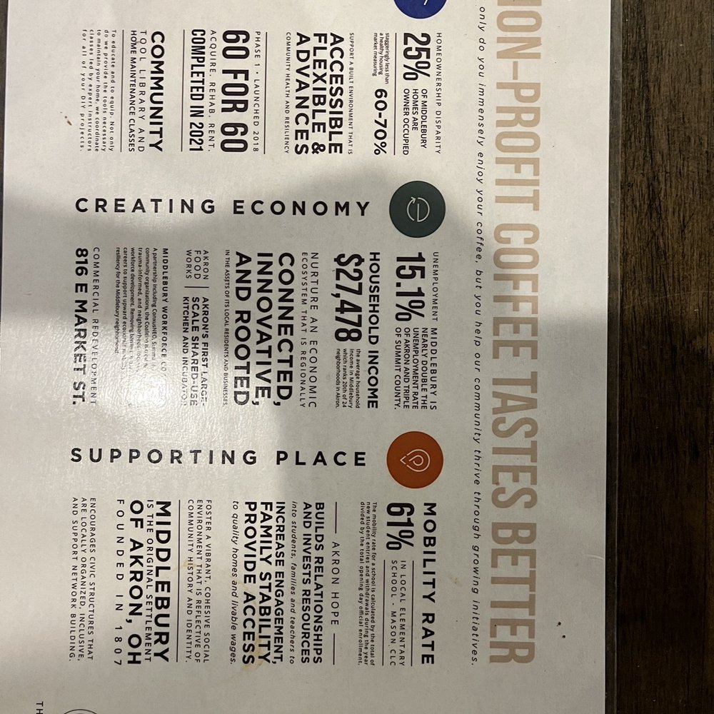Reasons why Compass Coffee was created.