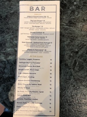 Menu photo 4 Bar No. 3 Houston, TX