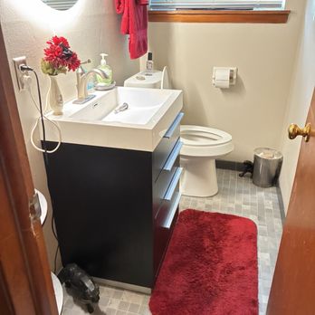 Aztec Contractors - Remodeled Powder Room - Roofing Near Me - Sand Springs, Oklahoma Aztec Contractors - Remodeled Powder Room - Roofing Near Me - Sand Springs, Oklahoma