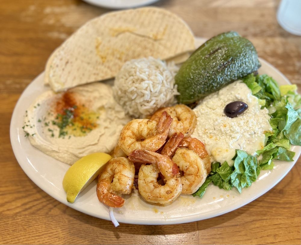 Food from Albasha Greek and Lebanese Cafe