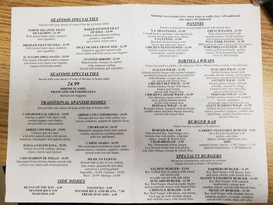 Menu photo 8 State Line Family Restaurant Tappan, NY