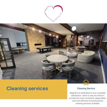 Magnifica Cleaning - Comercial work. Let us know what needs to be cleaned and what hours work best for you. We're here to help - Office Cleaning Near Me