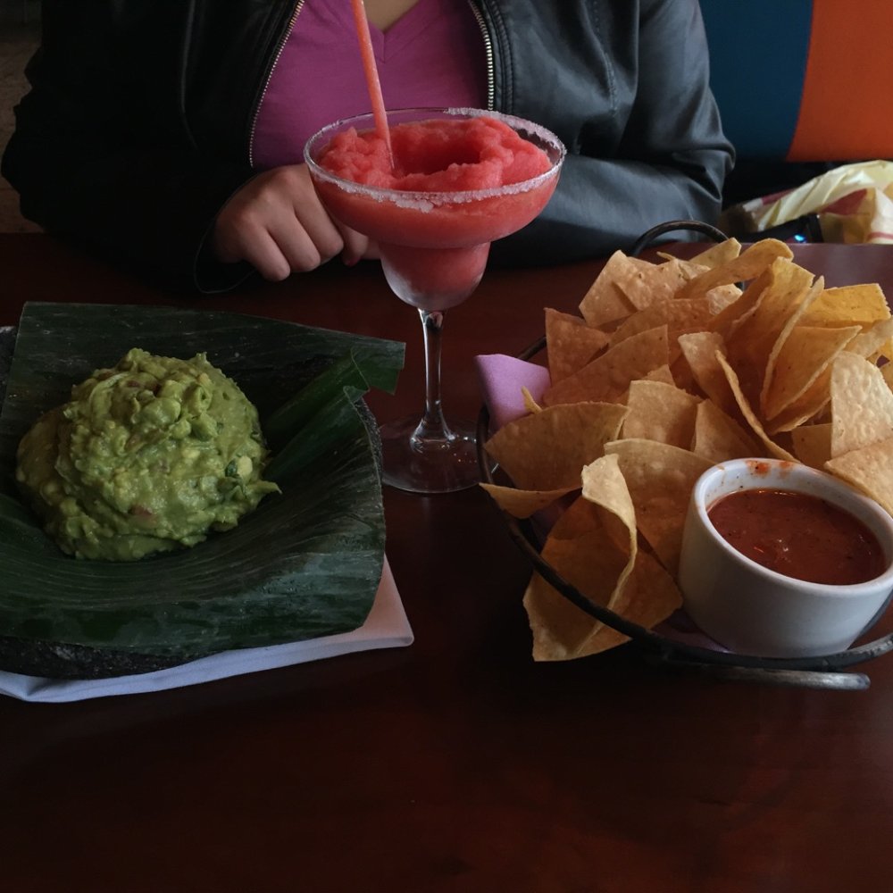 El Vez - Chips and quac and my frozen blood orange margarita in the background - Mexican Near Me - Philadelphia, Pennsylvania El Vez - Chips and quac and my frozen blood orange margarita in the background - Mexican Near Me - Philadelphia, Pennsylvania