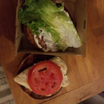 McDonald's - a sandwich with lettuce and tomato - Burgers Near Me - Junction City, Oregon