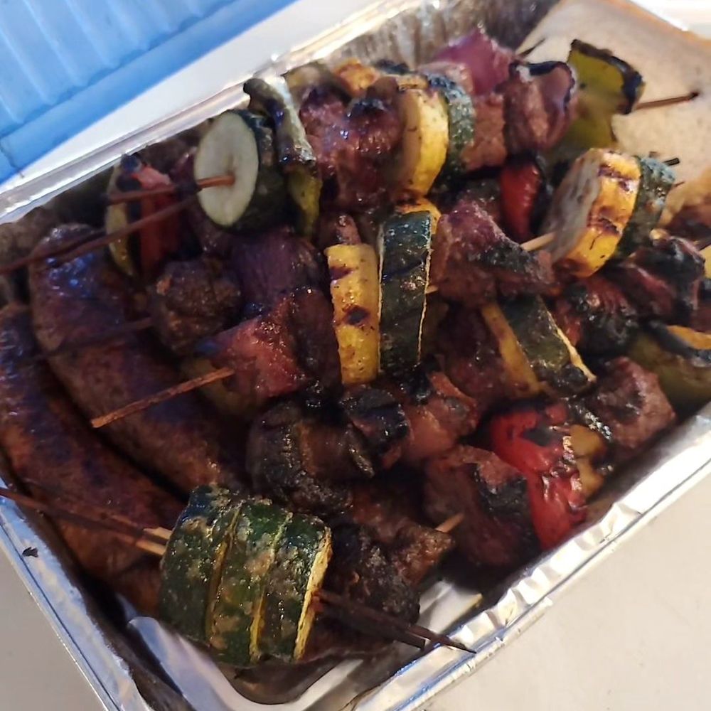 Arnold's Butcher Shop - Sirloin steak kabobs and German sausage - Butcher Near Me - San Antonio, Texas Arnold's Butcher Shop - Sirloin steak kabobs and German sausage - Butcher Near Me - San Antonio, Texas