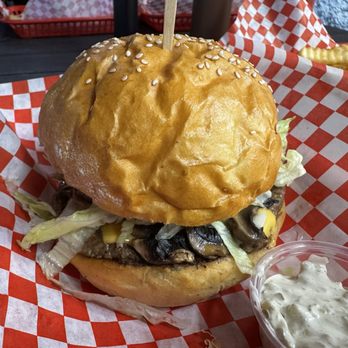 Papa Bakery - Papa Bakery uniquely seasoned cheeseburger with mushrooms on a fresh house baked, light, airy, delicious bun. Super Delicious - Bakeries Near Me - Canoga Park, California Papa Bakery - Papa Bakery uniquely seasoned cheeseburger with mushrooms on a fresh house baked, light, airy, delicious bun. Super Delicious - Bakeries Near Me - Canoga Park, California