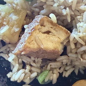 Palm Thai Cuisine - Tofu overcooked outside and under cooked inside - Thai Near Me - Lake Elsinore, California Palm Thai Cuisine - Tofu overcooked outside and under cooked inside - Thai Near Me - Lake Elsinore, California