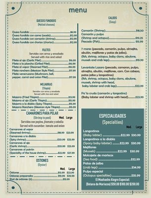 Menu photo 7 El Mushasho Alegre Mariscos Colton, CA