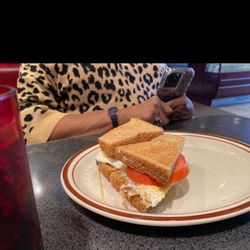 Rehoboth Diner - Pork roll with fried egg and tomatoes