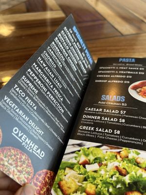 Menu photo 3 Ovenhead Pizza Mesquite, TX Menu photo 3 Ovenhead Pizza Mesquite, TX