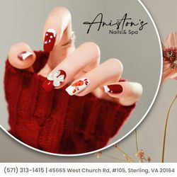 Aniston's Nails Spa - Embrace the allure of nail cutest burgundy! Add a touch of sophistication and warmth to your look. Unleash your inner elegance!