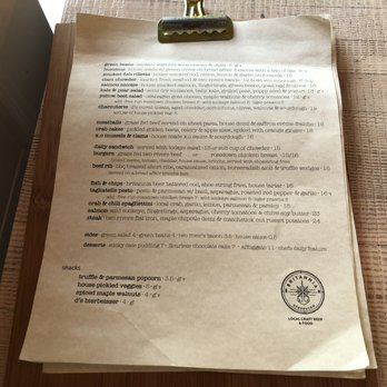 Britannia Brewing - Food menu~ - Breweries Near Me - Richmond, British Columbia