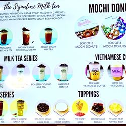 Vietnamese Coffee's pre-made (sugar cannot be adjusted) and Milk Teas